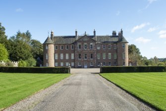 General view of Brechin Castle taken from the west.