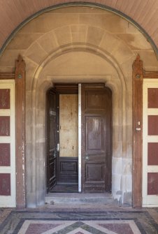 Interior.  Ground floor.  Entrance lobby.  