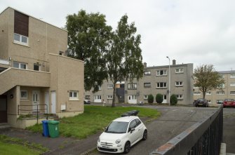 View from south-east showing Nos 59 and 61 (left) and 96-106 Golfdrum Street, Dunfermline