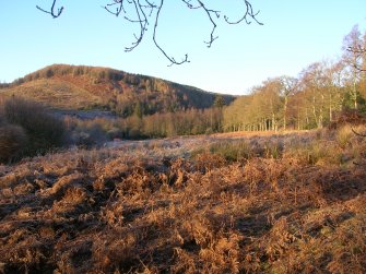 Environmental statement, Panorama of area from E edge, Rohallion Castle, Dunkeld