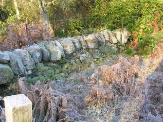 Environmental statement, Drystone wall to N of building, Rohallion Castle, Dunkeld