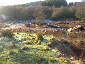 Environmental statement, Panorama of area from centre looking W, Rohallion Castle, Dunkeld