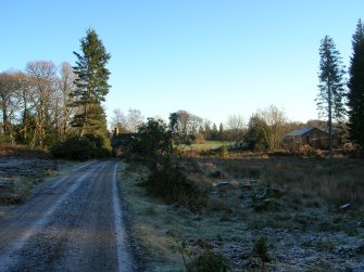 Environmental statement, Panorama of E end of development, Rohallion Castle, Dunkeld