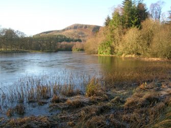 Environmental statement, View across Loch from E end of area, Rohallion Castle, Dunkeld