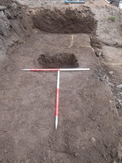 Watching brief, Test-pit 002 context 007, Ground to the rear of 51A/51B High Street, Jedburgh, Scottish Borders