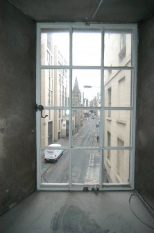 Standing building survey, Link Bridge, Window detail on the E-facing elevation, 85-87 South Bridge, Edinburgh