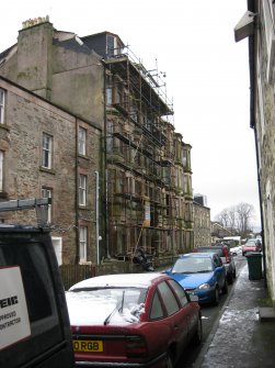 General view from south-west showing Nos 10-18 Castle Street, Port Bannatyne, Bute.