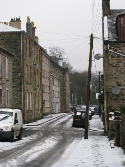 General view from south-east showing west end of Castle Street, Port Bannatyne, Bute.