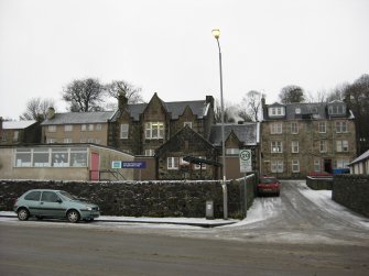 General view from north showing North Bute Primary School, George Street, Port Bannatyne, Bute.