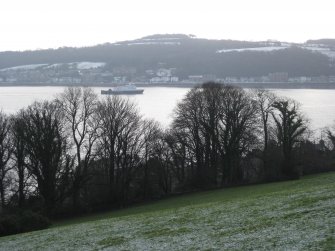 Distant view of Craigmore area of Rothesay, Bute.