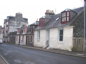 General view from south showing Nos 19-19 Bishop Street, Rothesay, Bute.