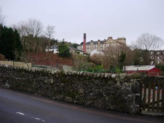 General view from Fauldtrees Road showing north-east elevation of Glenburn Hotel, Glenburn Road, Craigmore, Rothesaqy, Bute.