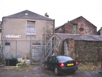 View from east showing west side of Watergate, Rothesay, Bute.