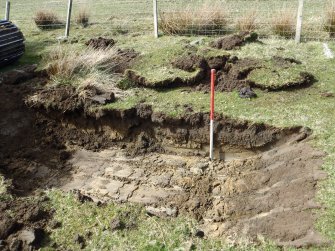 Watching brief, Trial pit 156, Site investigation, Stroupster Farm, Caithness