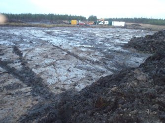 Watching brief, Plough scars in the overburden storage area, Construction, Stroupster Farm, Caithness