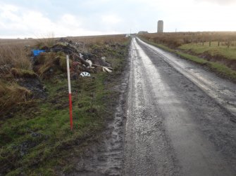 Watching brief, Access track from cattle grid entrance, Construction, Stroupster Farm, Caithness