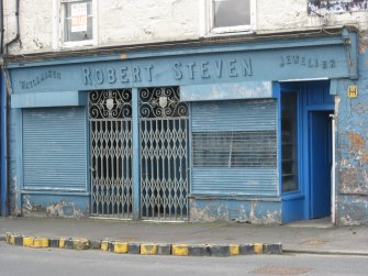 View from north-east showing Nos 22-24 Argyle Street, Rothesay, Bute.