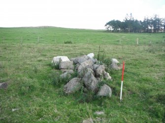 Watching brief, Site 116 area - related to lime kiln, Clashindarroch Windfarm, Aberdeenshire