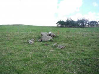 Watching brief, Site 116 area - related to lime kiln, Clashindarroch Windfarm, Aberdeenshire