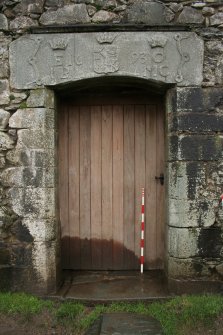 Kilchurn Castle, Loch Awe, Dalmally - walkover survey - digital image - Doorway of Castle