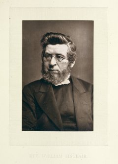 Portrait of Rev. William Sinclair, Springbank United Presbyterian Church, Maryhill Road, Glasgow.