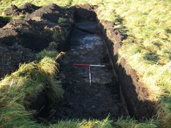 Archaeological evaluation, Trench 2 post-excavation, Site 9, Borders Railway Project