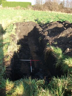 Archaeological evaluation, Trench 4 post-excavation, Site 9, Borders Railway Project