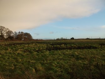 Archaeological evaluation, General shot of back filled trenches, Site 9, Borders Railway Project