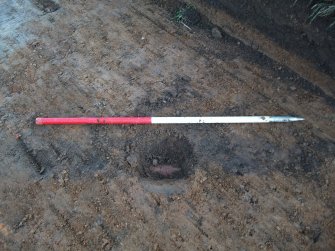 Archaeological evaluation, Trench 15 Field Drain Undamaged, Site 14, Borders Railway Project