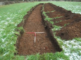 Archaeological evaluation, Trench 8 Post-Excavation, Site 624, Borders Railway Project