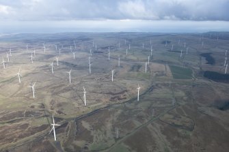 Oblique aerial view