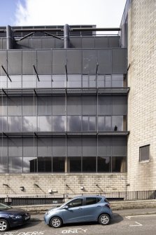 General view from east showing Nos 113-115 Dundas Street, Edinburgh.