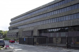 General view from north-west showing No 105 Dundas Street, Edinburgh.