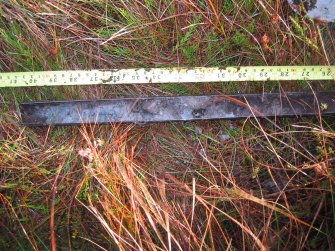 Ground penetrating radar survey, Blue-grey deposit at the base of the core at Oliclate Site A, Loch of Yarrows, Highland