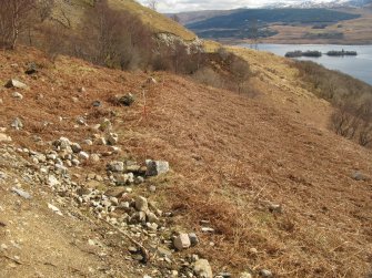 Field survey, Site 12 bank, YX7, Replacement Overhead Line (YX route), Ben Cruachan Hydro Power Station to Dalmally Substation, Argyll and Bute