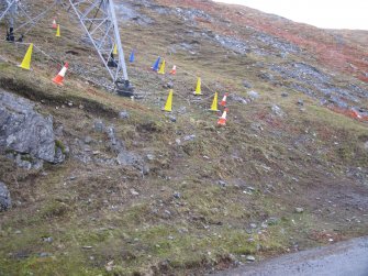 Field survey, YX6, proposed ATV route, Replacement Overhead Line (YX route), Ben Cruachan Hydro Power Station to Dalmally Substation, Argyll and Bute