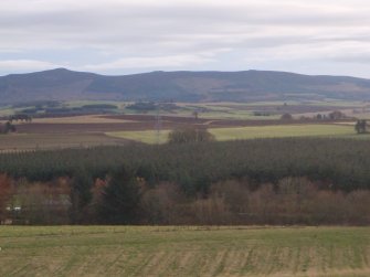 Cultural heritage assessment, Roughly 180º view from the Mummer’s Cairn – starting in the SE – and on an arc to the W (approx), Proposed wind farm at Hill of Rothmaise, Meikle Wartle, Inverurie, Aberdeenshire