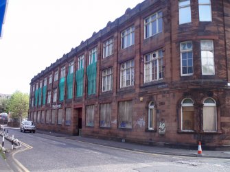Historic building recording, External view, Waterston's Logie Green Printing Works, Edinburgh