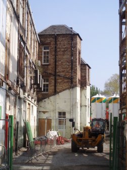 Historic building recording, External view, Waterston's Logie Green Printing Works, Edinburgh