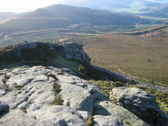 Watching brief, General view, Mither Tap Hillfort, Bennachie, Aberdeenshire