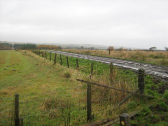 Cultural heritage assessment, Access track to Benhar Farmstead upgraded for later open cast mining works, now used as farm access track, Proposed wind turbines at Brownhill Farm, Shotts, North Lanarkshire