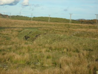 Cultural heritage assessment, General shot of tramway siding, Proposed wind turbines at Brownhill Farm, Shotts, North Lanarkshire