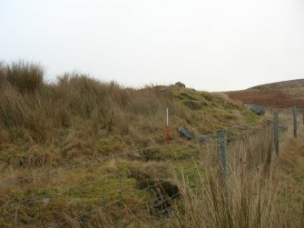 Access track route, Large clearance heap, site 30, Cultural heritage assessment for proposed Strathy North Wind Farm, Highland