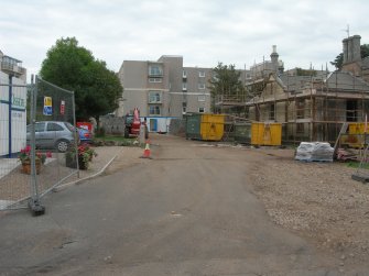 Archaeological evaluation, General site view (N half), The Priory Hotel, Broomfield Place, Largs