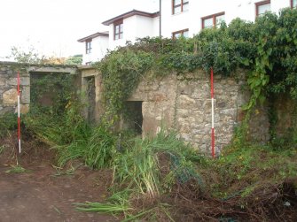 Archaeological evaluation, Stable block, outbuildings in SE corner of yard, The Priory Hotel, Broomfield Place, Largs