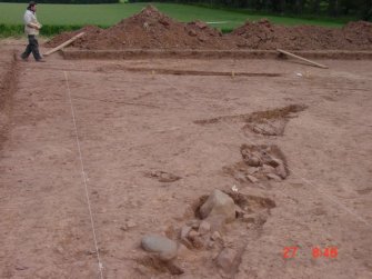 Excavation, Palisade F8, Whittingehame Tower, Traprain Law Environs project Phase 2, East Lothian