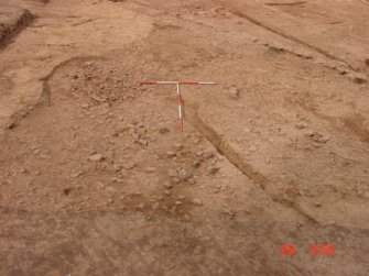 Excavation, Cobbles and scoop, Whittingehame Tower, Traprain Law Environs project Phase 2, East Lothian