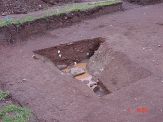 Excavation, Outer ditch, Whittingehame Tower, Traprain Law Environs project Phase 2, East Lothian