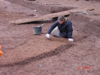 Excavation, Scoop F262, Whittingehame Tower, Traprain Law Environs project Phase 2, East Lothian