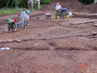 Excavation, Scoop F262, Whittingehame Tower, Traprain Law Environs project Phase 2, East Lothian